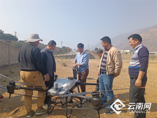 云南红河县农业植保无人机助力智慧农业发展
